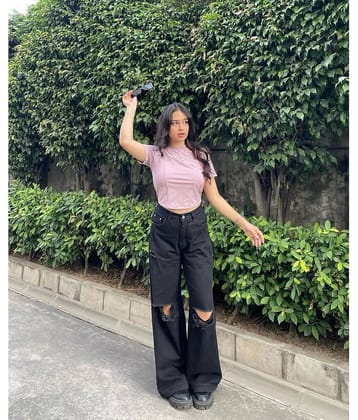 9x denims - Black Denim Regular Fit Women's Jeans ( Pack of 1 )