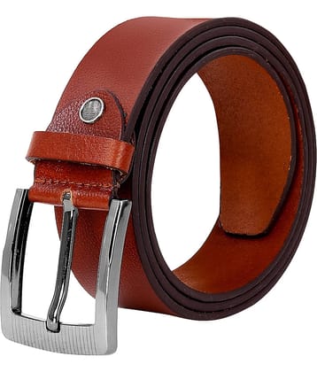 Leather World - Leather Men's Casual Belt ( Pack of 1 )