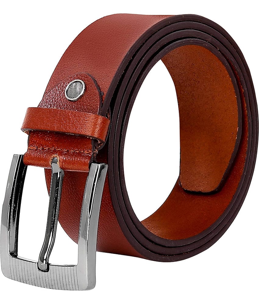 Leather World - Leather Men's Casual Belt ( Pack of 1 )