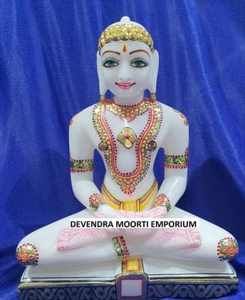 Multicolour Jain Mahavir Statue, Home Multicolour Jain Mahavir Statue, Home