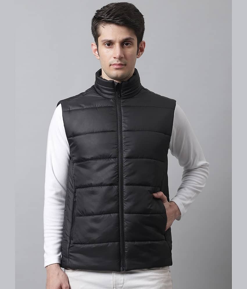 PLUS PARADISE Polyester Men's Puffer Jacket - Black ( Pack of 1 )