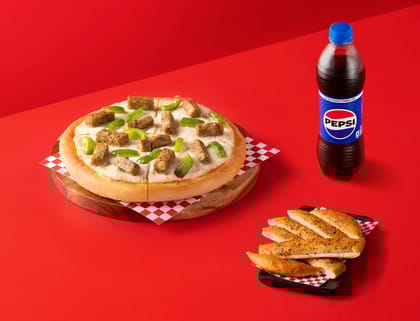 Classic Herbed Chicken & Cap (Personal) With Classic Breadstix And Pepsi