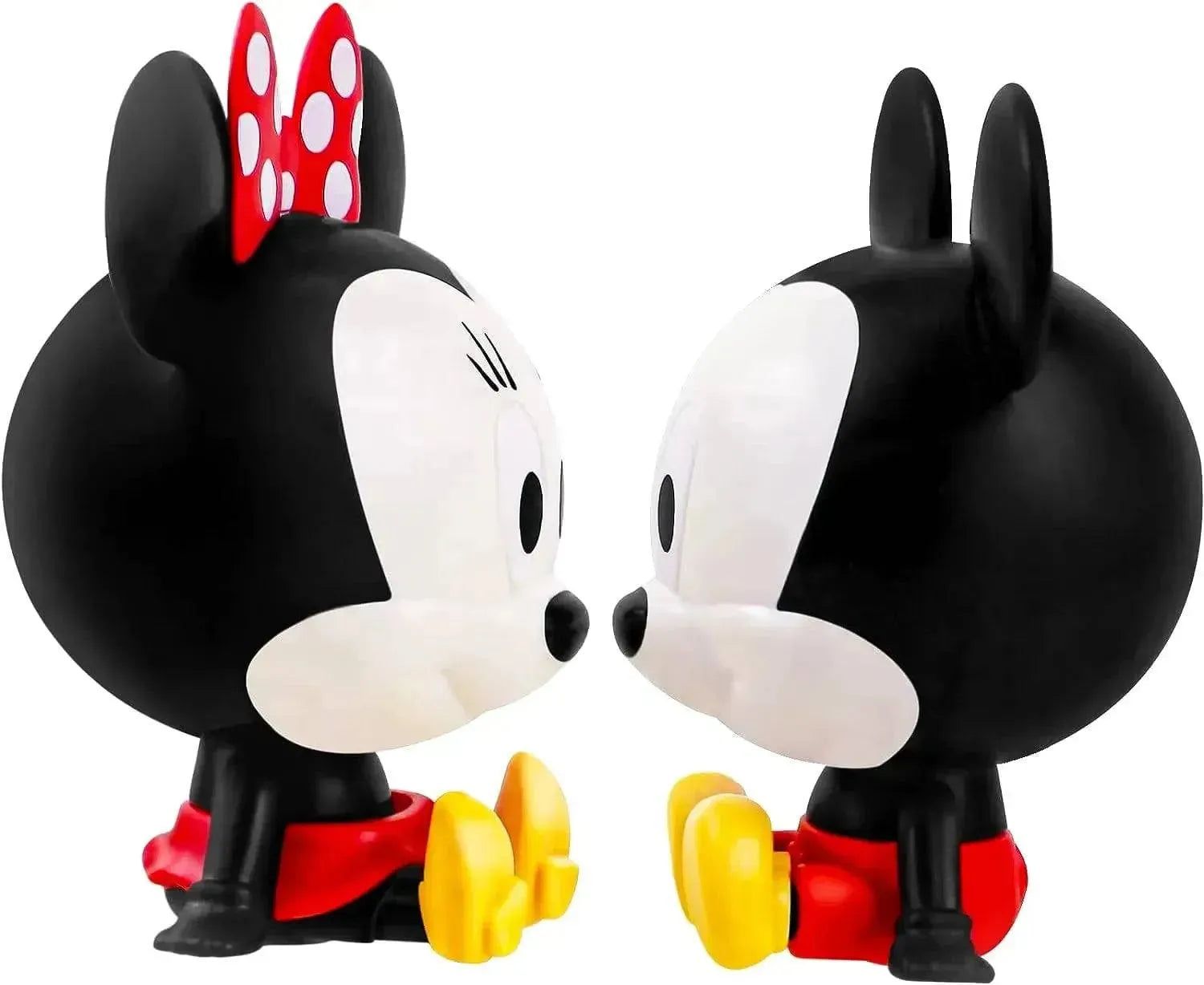 2 Pcs Mickey Minnie Toy Cake Topper Set