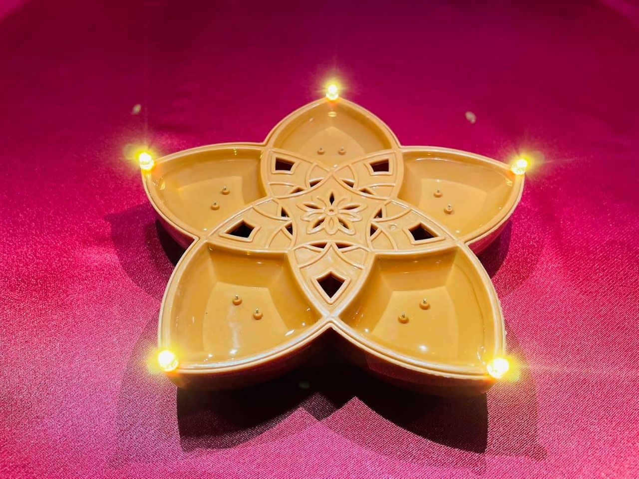 Panchmukhi Diya Five Wick Decorative Diya