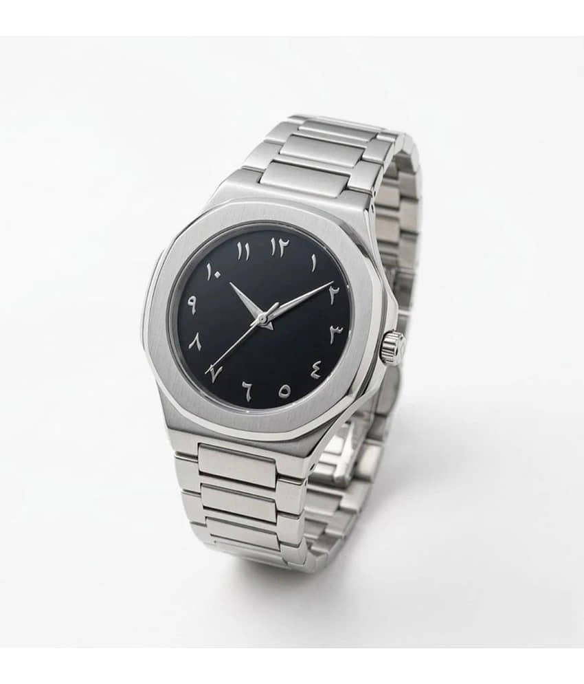 QitmirMKT Silver Plastic Analog Men's Watch