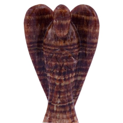 Aragonite Angel | Handcarved Statues Figurines Stone of Good Luck - Reiki, Healing Crystal for Physical, Emotional & Spiritual Imbalance | Positive Vibes Energy(KI_64)  by Krishna Impex