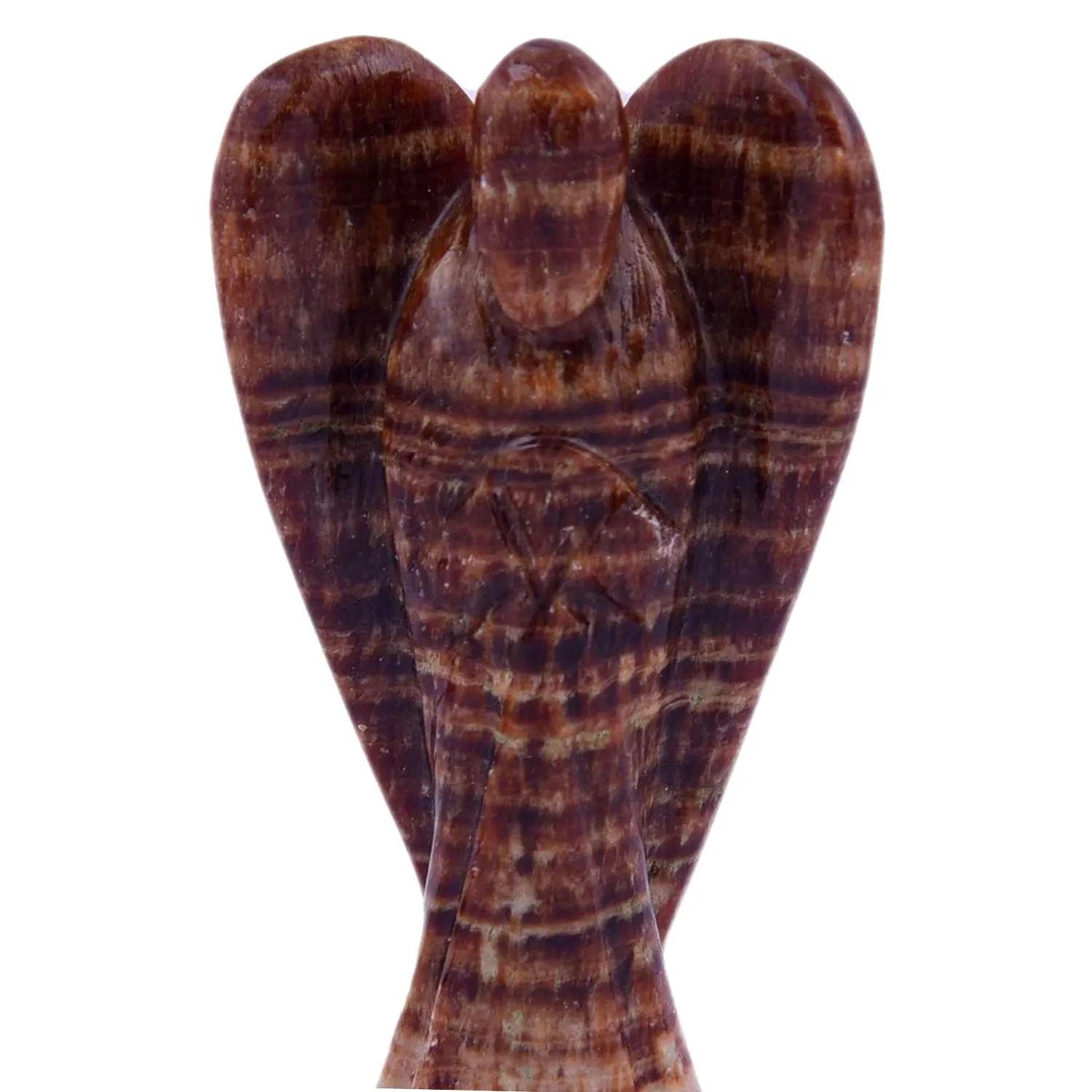 Aragonite Angel | Handcarved Statues Figurines Stone of Good Luck - Reiki, Healing Crystal for Physical, Emotional & Spiritual Imbalance | Positive Vibes Energy(KI_64)  by Krishna Impex