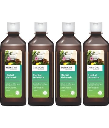 Axiom Muktigold Herbal Hairwash 200Ml(Pack Of 4)