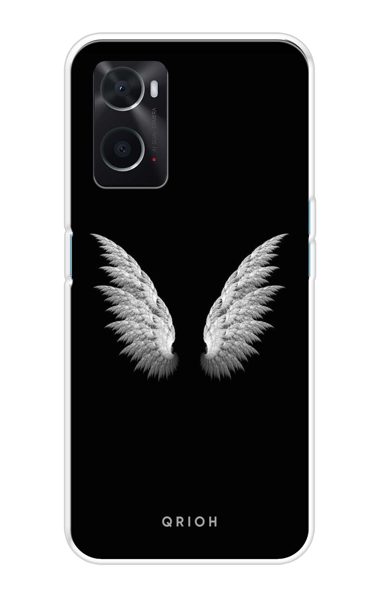 White Angel Wings Soft Cover for Oppo A36