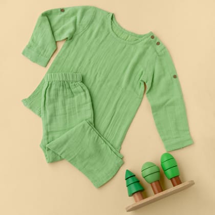 ARANYA WITH GREEN PAJAMA-1 - 2 Years