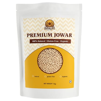 Dipalife Nutrition Premium Quality JOWAR No Preservatives | 100% Natural | Hygienic - 1kg