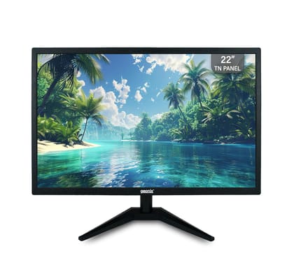 Geonix GXTF-WVHDF22  22Inch PC Monitor, Full HD 1680 x 1050 Pixels, Display Output VGA & HDMI with LED Back Light Technology, 3 Years Warranty-Black