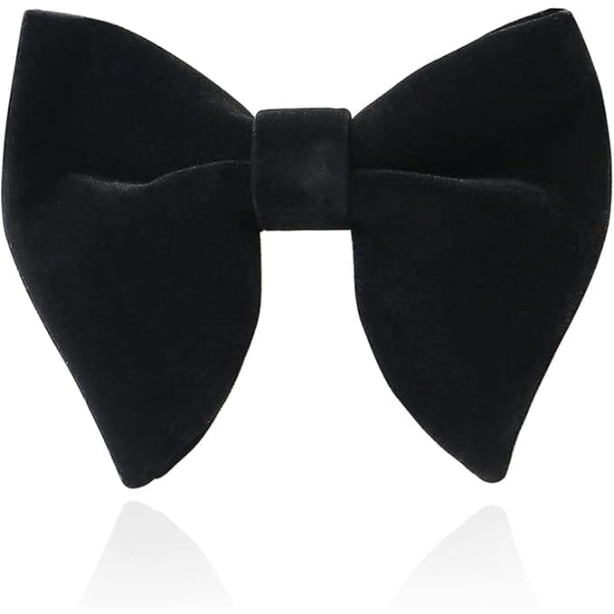 VOICI France Mens Silky Velvet touch pre knotted Bow Necktie Adjustable Band Free Size