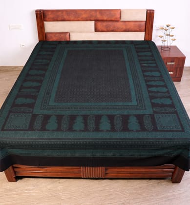 Hand Block Printed Bagh Cotton Double Bed Sheet Hand Block Printed Bagh Cotton Double Bed Sheet