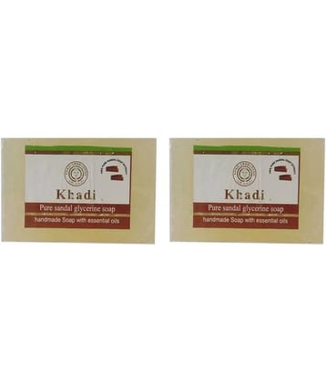 Khadi Herbal Pure Sandal Glycerine Handmade Soap 250 gm Pack of 2