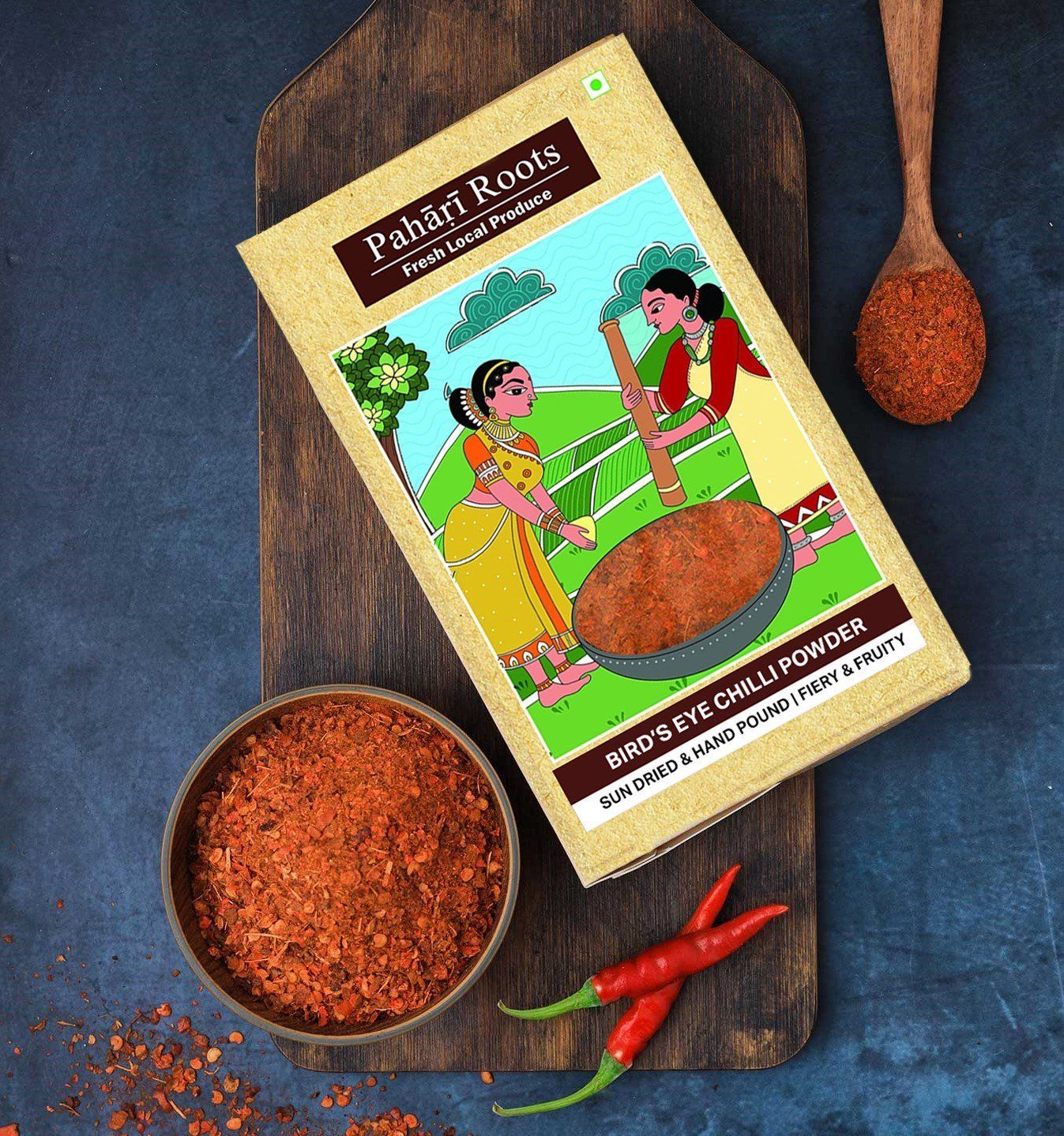 Pahari Roots Birds Eye Chilli Flakes