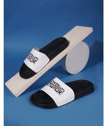 PERY PAO White Men's Slide Flip Flop