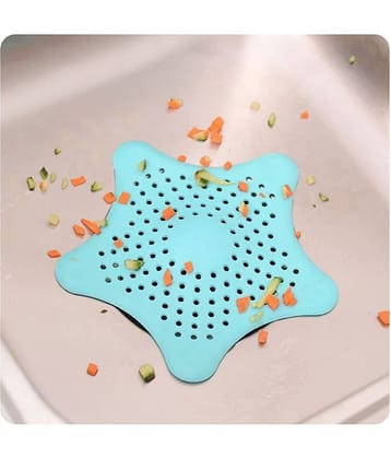 Silicone Cover Hair Catcher Star Shape Drain Protector Sink