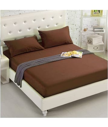 House Of Quirk Polyester Queen Bed Sheet with Two Pillow Covers ( 200 cm x 180 cm )