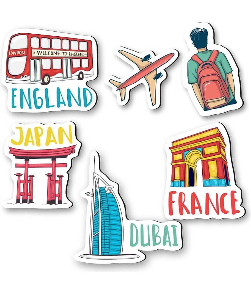 Saf Wood Fridge Magnet - Pack of 6