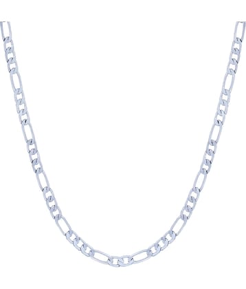 FASHION FRILL - Silver Plated Stainless Steel Chain ( Pack of 1 )