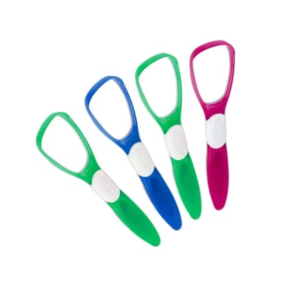 Elecsera Oral Dental Tongue Cleaner/Scrapper Antimicrobial Optimal Oral Hygiene Dental Tongue Cleaner cleaner for kids tongue Pack Of 4