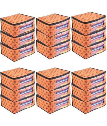 PrettyKrafts Saree Cover Set of 18 Prints Big Size/Wardrobe Organiser/Cloth Cover
