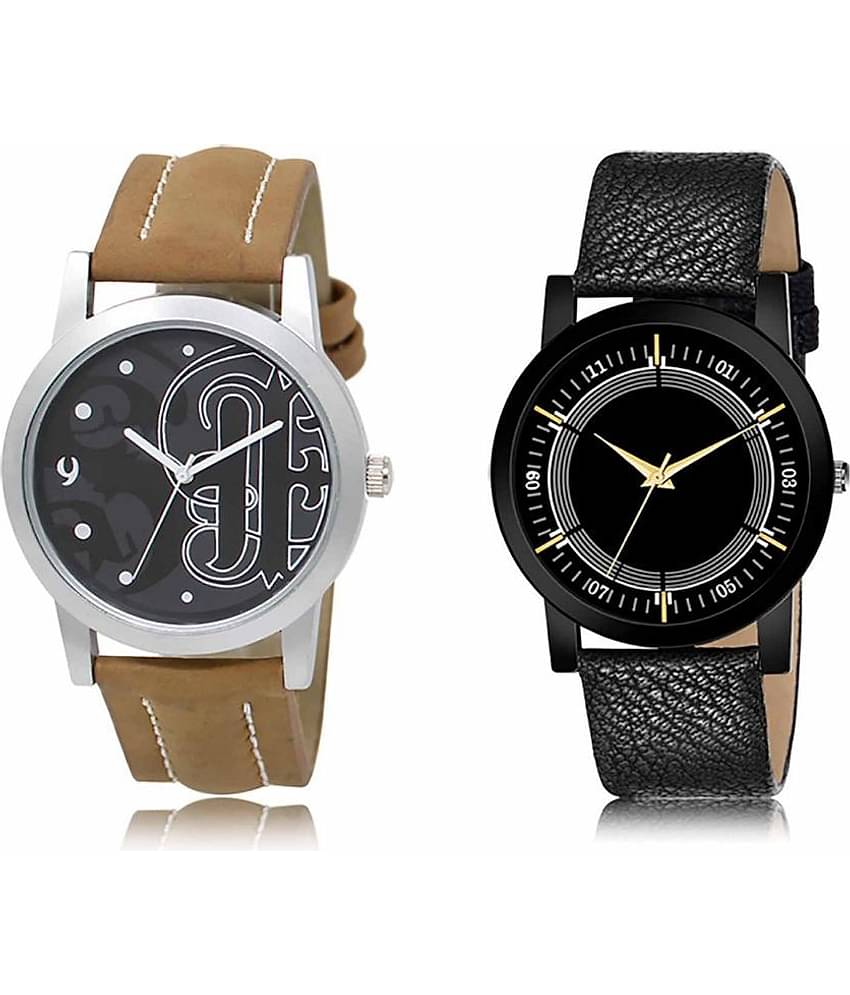 Lorem - Analog Watch Watches Combo For Men and Boys ( Pack of 2 )