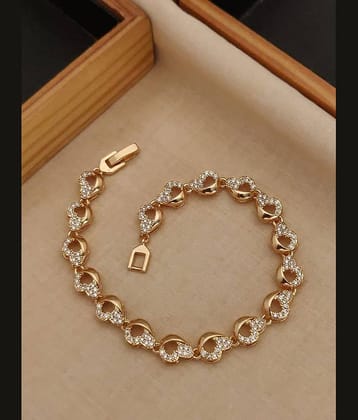Shivay Fashion  hub Rose Gold Bracelet ( Pack of 1 )