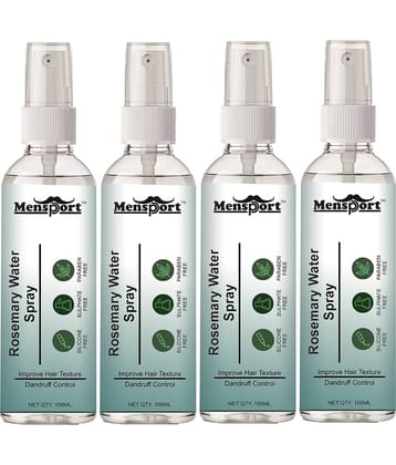 Mensport RoseMary Water Hair Sprays 100 mL Pack of 4