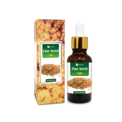salvia Natural Undiluted Uncut Essential Flax Seed Oil with Dropper (15 ml) salvia Natural Undiluted Uncut Essential Flax Seed Oil with Dropper (15 ml) - Clear / 15 ml (Pack of 1)