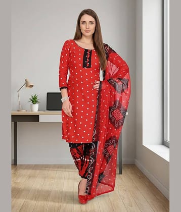 Kashvi Sarees Women's Crepe Unstitched Salwar Suit