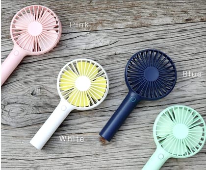 USB Mini Rechargeable Portable Fan (Size- 21 x 4.5 x 10.6 Cm)- Assorted Color  by Ruhi Import Store