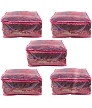 RAJA Pink Saree Covers - 5 Pcs
