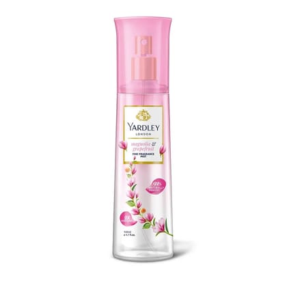 Yardley London Fine Fragrance Mist – Magnolia & Grapefruit, 140 ml