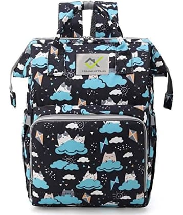 House Of Quirk Black Diaper Bags ( 1 Pc )