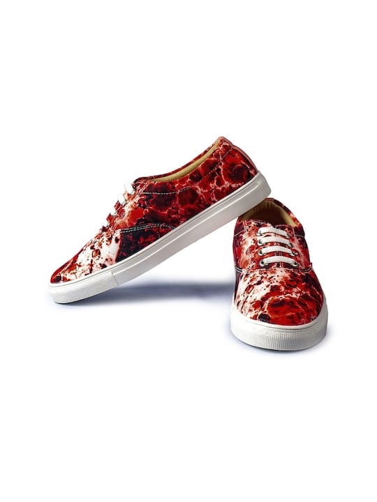 Women Printed Lightweight Canvas Sneakers