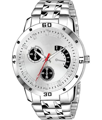 Svats Silver Stainless Steel Analog Men's Watch