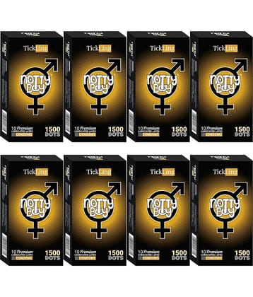 NottyBoy Extra, 1500 Dots, Condoms For Men  - Pack of 80