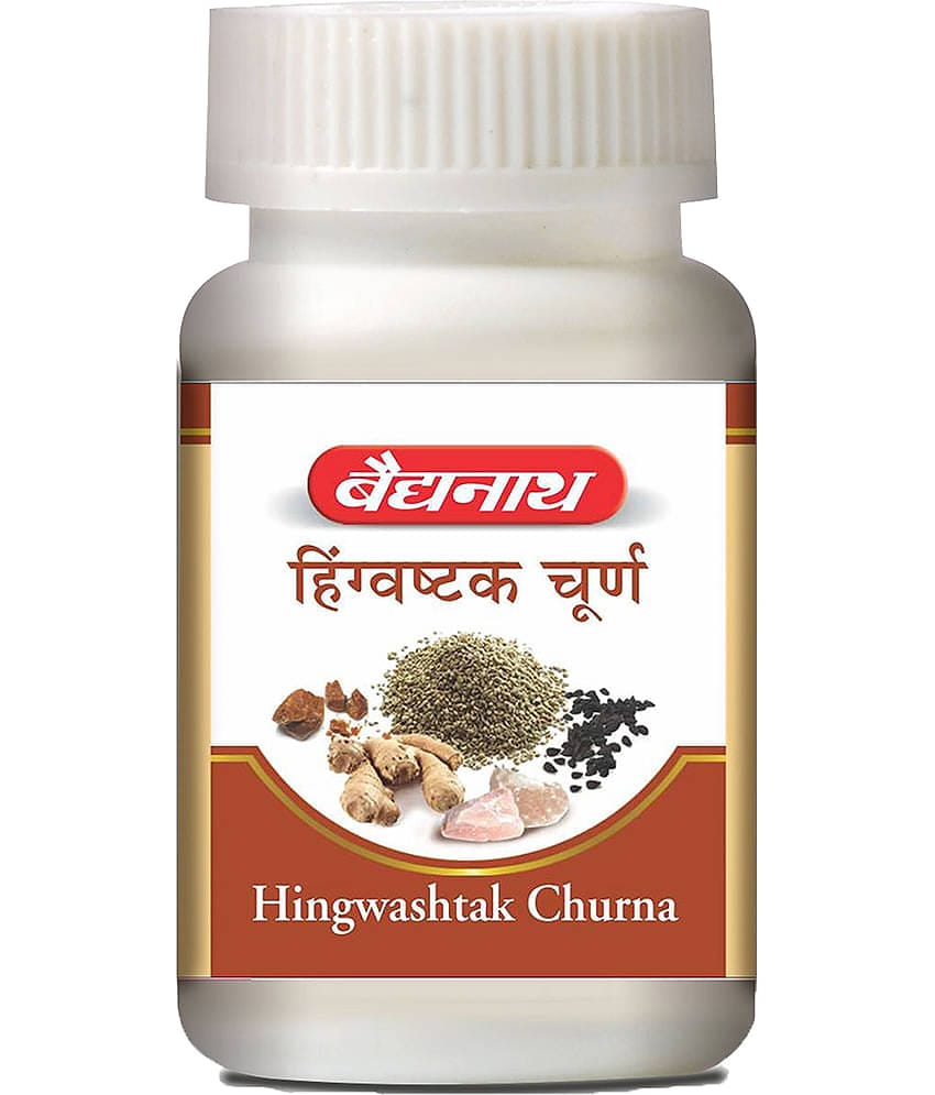 Baidyanath Hingwashtak Churna for loss of taste & appetite, flatulence, Stomach-ache 120gm (Pack of 1)