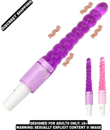 KAMAHOUSE JELLY VIBRATOR STICK LONG ANAL BUTT PLUG BEADS SILICONE G-SPOT MASSAGER ADULTS