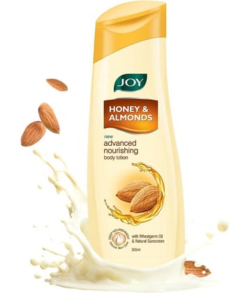 Joy Honey & Almonds Nourishing Lightweight Body Lotion With Shea Butter Light moisturisation for Summers 300ml (Pack of 1)