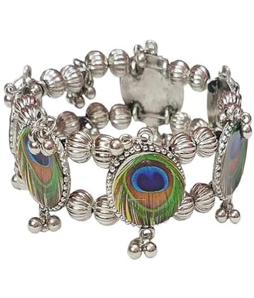 PUJVI Silver Bracelet ( Pack of 1 ) - None