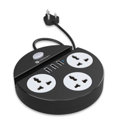 Portronics Power Plate 5 1500W Power Converter ( Black)