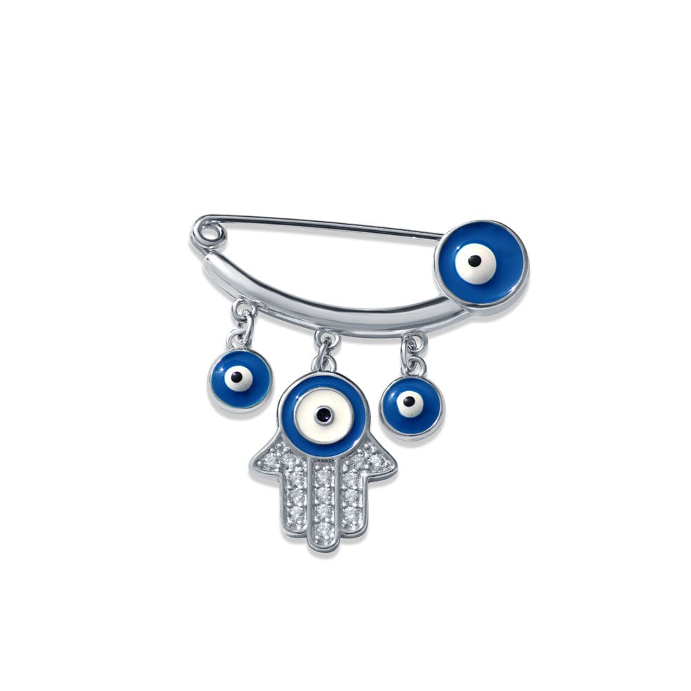 Style Shield Sterling Silver Saree Pin / Brooch Pin for Women