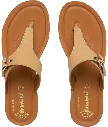Inblu Black Women's Thong Flip Flop