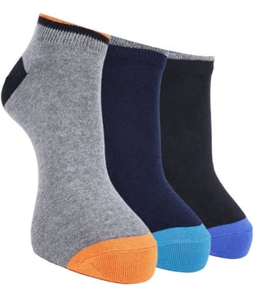 Force NXT Cotton Blend Men's Colorblock Multicolor Low Cut Socks ( Pack of 3 )