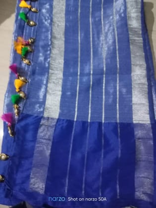 Elegant Golden Embroidered Saree MADHU TEXTILES