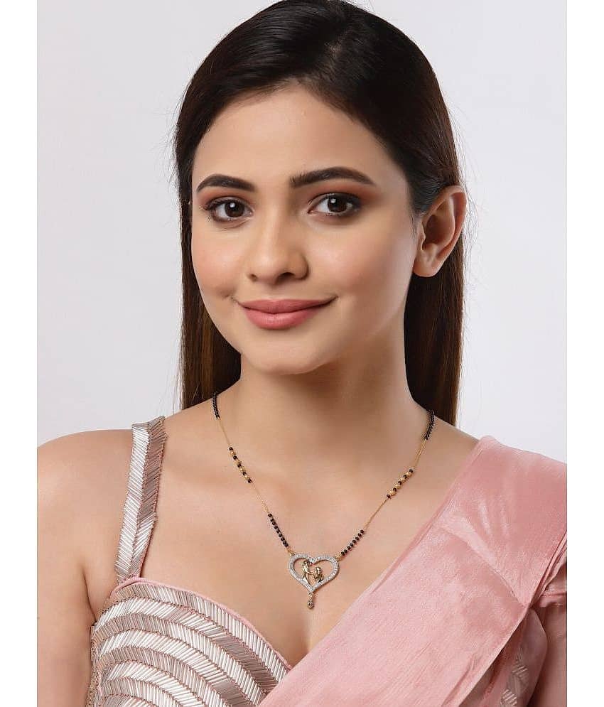 Sunhari Jewels Rose Gold Mangalsutra ( Pack of 1 )