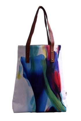 Printed PU Handle Astara Tote Bags